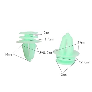 Nylon Door Trim Panel Retainers Clips for BMW Benz 007-988-99-78 51 30Pcs