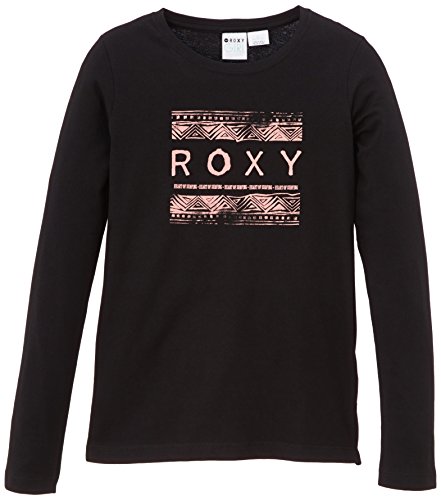 Roxy Winter - T-shirt - Uni - Fille - Noir (True Black) - FR: 10 ans (Taille fabricant: 10 ans)