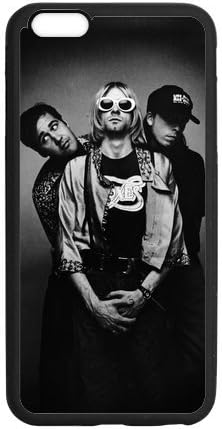 Nirvana, iphone6 Cover, iphone 6 TPU Gel Case, iphone 6 Skin, Custom TPU iphone 6g Back Case, 4.7 inch, Black/White
