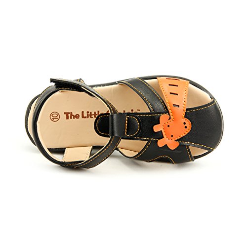 little captain The Boy's Animal Sandal - Black - FBA1521027A-134