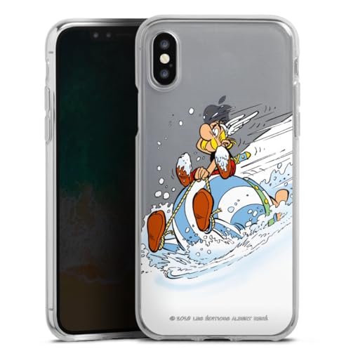 Coque iPhone X silicone Apple compatible étui souple Astérix