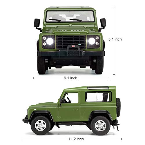 image for Land Rover Defender RC Car, RASTAR 1/14 Land Rover Remote Control Toy 