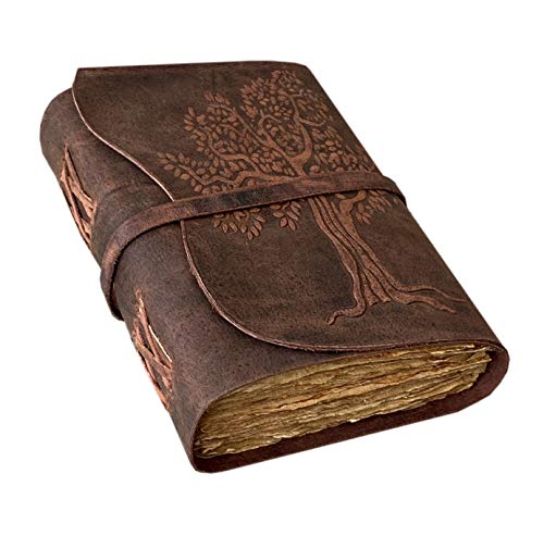 Handgefertigtes Leder-Tagebuch mit Lederbindung, für Sie und Ihn,...