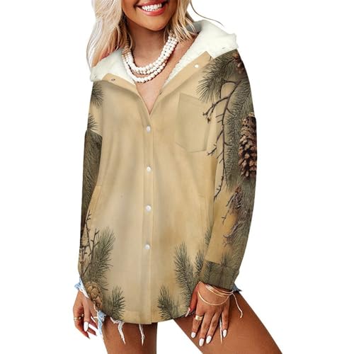 Veste polaire femme contre le froid sweat à capuche douillet