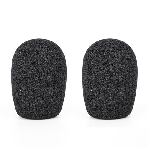 Musiin Mikrofone Schaumstoff-Windschutz für Mikrofon mit 1.6 Durchmesser, Antipop-Schaumstoffabdeckung, Mikrofon-Windschutz, Schwamm-Schaumstofffilter, FIFINE K669B, T669 (2 Packungen)