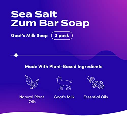 Indigo Wild Zum Bar Goat's Milk Soap - Sea Salt - 3 Oz (3 Pack) #TOP1