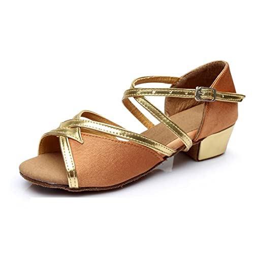 Girl's Latin Dance Shoes Children Kids Child/Sneakers Dance Shoes, Girls Shoes, Ballroom Salsa Tango DanceShoes(11)3