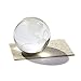 Two's Company World View Etched Globe Paperweight, Hand-Etched Glass Design