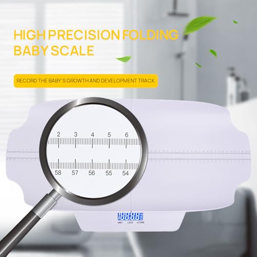 Image of Infants Baby and Toddler Scale, Dual Use for Weight & Height, Suitable for Pets, Digital Display; Up to 400lb /180kg,