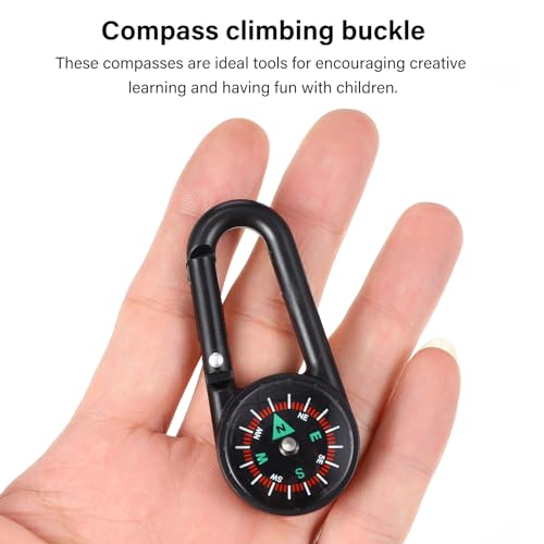 YARNOW 24 Piezas Mosquetón de Escalada con Brújula miniatura 4