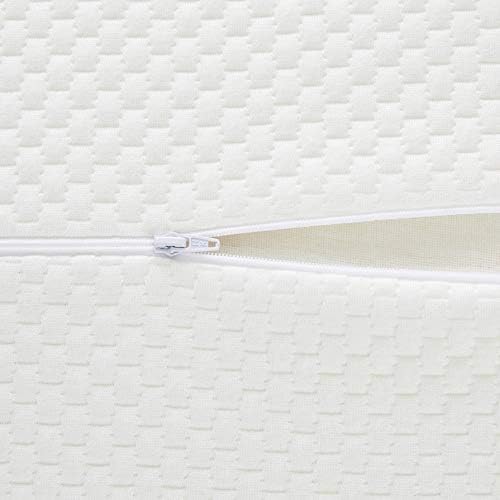Amazon Basics Contour Memory-Foam Neck-Support Pillow, adjustable height - 60 x 35 cm