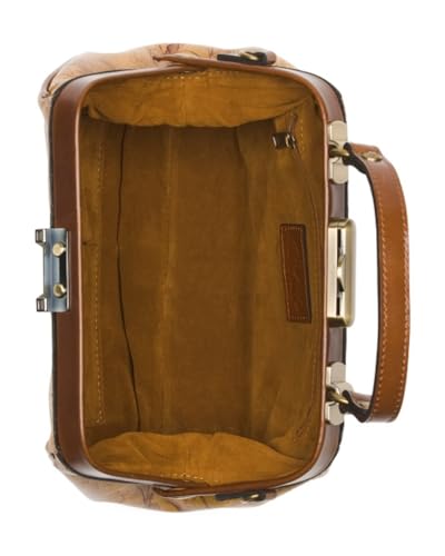 Image of Patricia Nash Gracchi Satchel Leather Handbag Purse