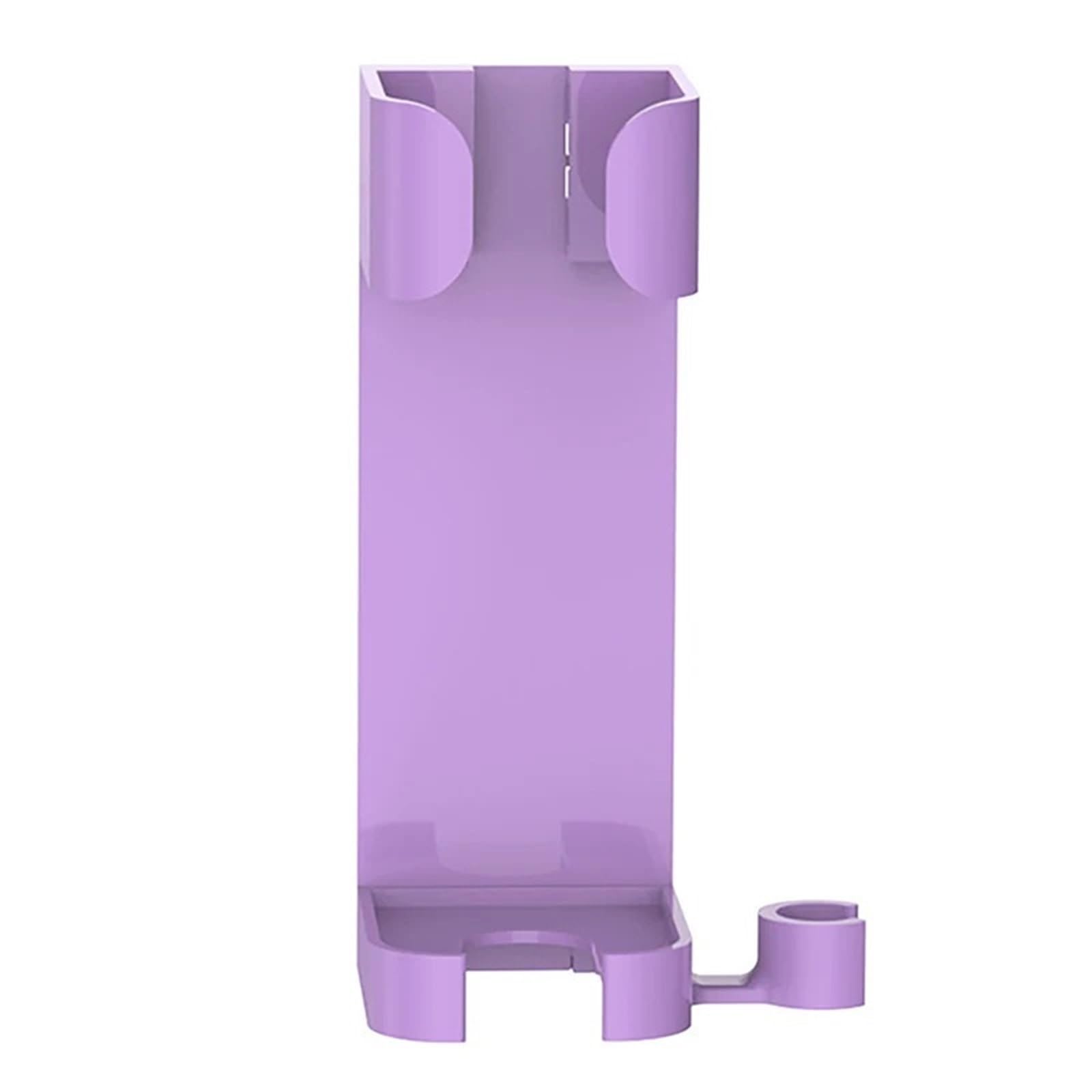 Lopjggyf Purple Hair Curler Straighteners Holder Curling Bracket Wall Mounted Dryer Organizer For Bathroom Home Accessories For Hair Dyer