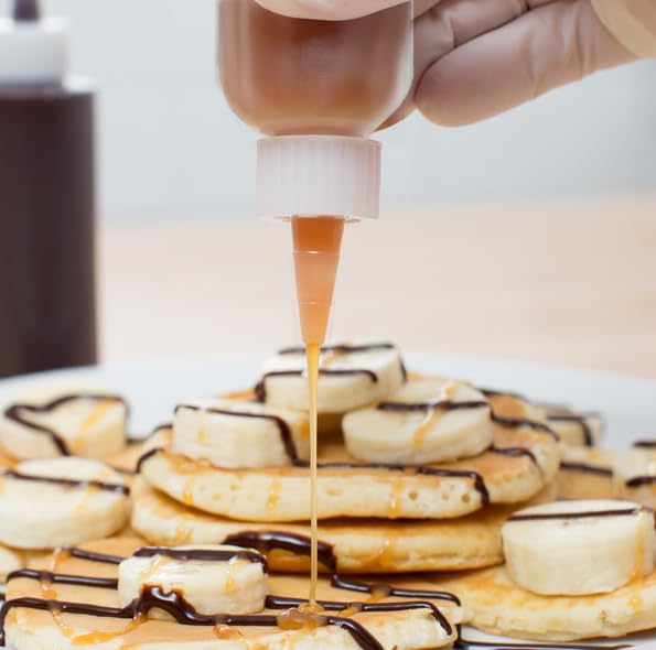 ljdeals 2 oz Plastic Squeeze Bottles with Yorker Caps, for condiments, hair color, glues, paints, craft, sauce and more...Pack of 6, BPA Free, Made in USA - Image 5