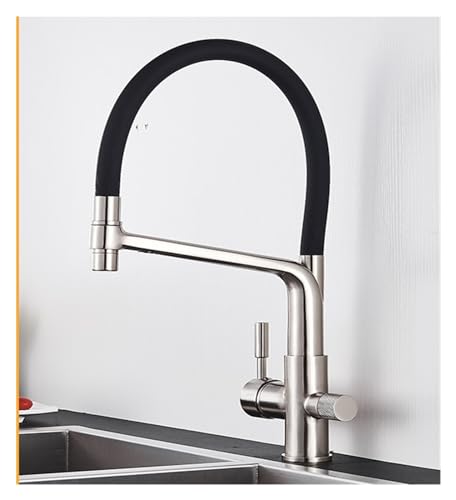 Robinet en laiton contre le calcaire avec option eau pure