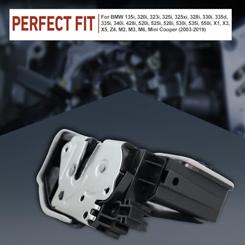 Image of Front Left Driver Side Power Door Lock Latch Actuator Motor for BMW 135i, 320i, 323i, 325i, 325xi, 328i, 330i, 335d, 335i, 340i, 428i, 520i, 525i, 528i, 530i 2003-2019 OE 937800 51217202143