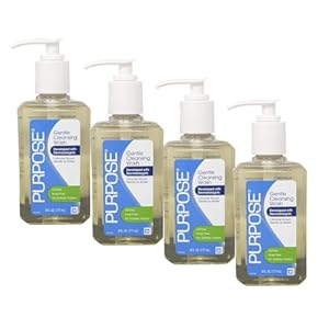 Purpose Gentle Cleansing Wash, 6 Fl Oz (Pack of 4)