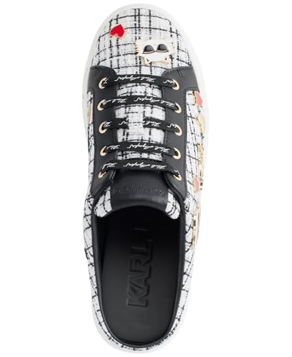 Image of Karl Lagerfeld Women's Cambria Slip on Sneaker Mule with Pins