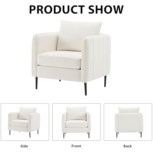Sillón Plegable Terciopelo Marfil miniatura 6