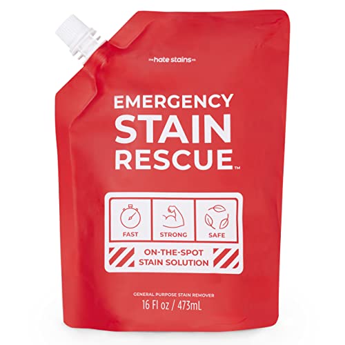 Emergency Stain Rescue Stain Remover Spray - Carpet Cleaner Spray - Wine & Coffee Stain Removal - 16 Fl Oz (Pack of 1)
