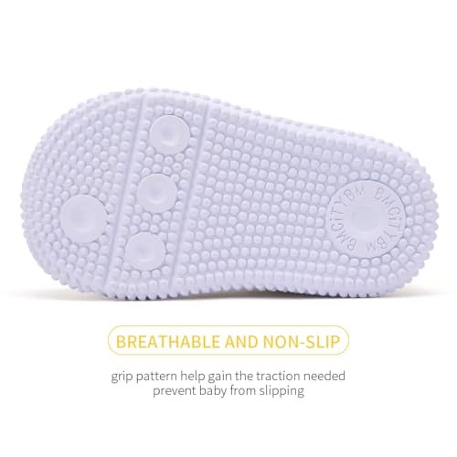 Image of BMCiTYBM Baby Shoes Boy Girl Infant Sneakers Non-Slip First Walkers 6 9 12 18 24 Months
