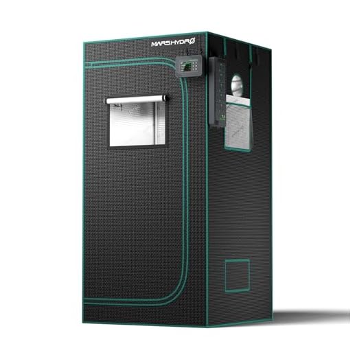 MARS HYDRO Growzelt 80x80x160cm,Indoor Grow Tent Reflektierende Mylar Zuchtzelte Hydrokultur,abnehmbaren Boden Tablett,für Pflanzen wachsen Raum