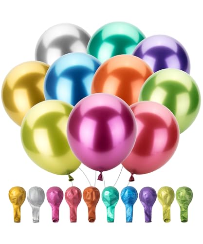 Mr. Pen- Metallic Balloons 12 Inch 100 Pack