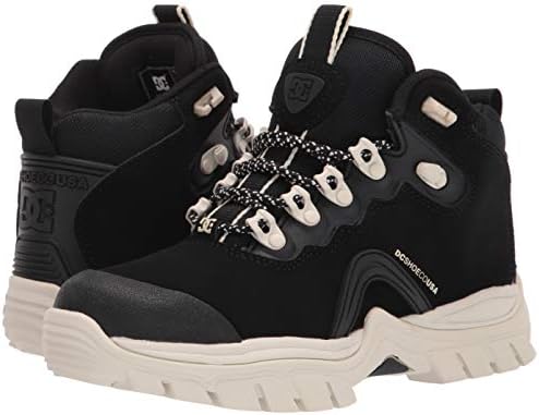 DC womens Navigator Snow Boot, Black/Cream, 6 US | Image 5