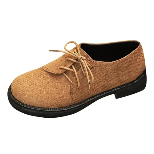 Zapatillas Reino Unido con Estampado De Leopardo Y Punta Redonda Veraniegas con Anchura Extra, Antideslizantes con Soporte De Arco Tipo Mocasín(Brown, 35)