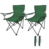 Cambyso Camping Chairs 2Packs Outdoor Chairs Foldable Portable Lawn Chair Ultra-Light Easy to Carry...