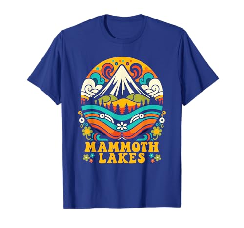 Mammoth Lakes California, Groovy Mammoth Lakes T-Shirt