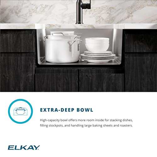 Elkay Crosstown 16 Gauge Stainless Steel 23-1/2" x 18-1/4" x 8" Single Bowl Undermount Sink Kit with Filtered Faucet by Elkay - Image 9