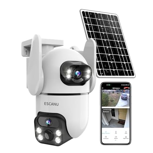 Dual Lens 2K Outdoor Security Camera