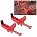 Generic Brick Clips, String Line Masonry Tools Brick Liner Runner Wire Drawer Bricklaying Tool Fixer Leveling Measuring Tool Engineering Accessory Masonry Tools for Building Construction, Red