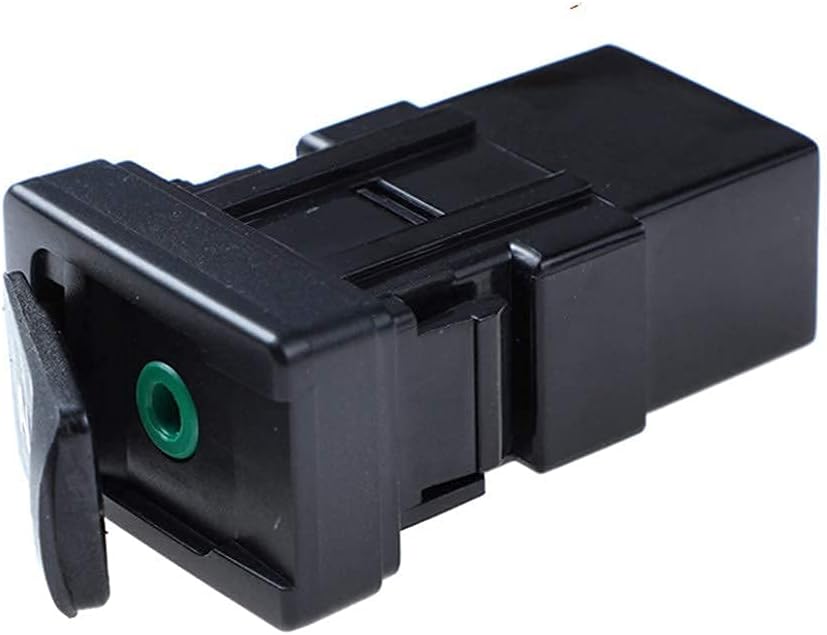 RLP Auxiliary Input Jack Aux Port Audio Adapter Compatible with 2005-2009 Toyota Prius Yaris FJ Cruiser 4Runner Lexus ES350 LS460 Replacement for 86190-06010 86190-53010