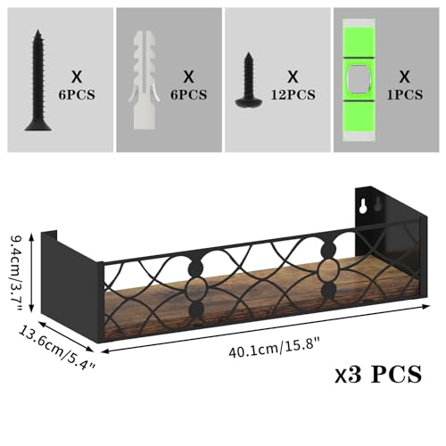 Black-Floating-Shelves-with-Removable-Insert-Plate-Set-of-3-Wooden-Display-Shelves-Rustic-Decorative-Wall-Shelves-for-Living-Room-Bedroom-Kitchen Black Floating Shelves with Removable Insert Plate Set of 3 Wooden Display Shelves Rustic Decorative Wall Shelves for Living Room Bedroom Kitchen