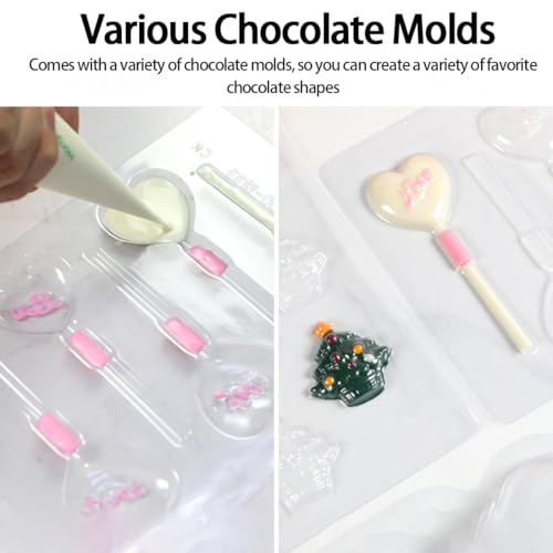 Set eléctrico para derretir chocolate doble olla miniatura 6