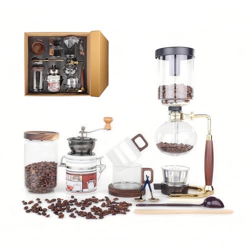 WANLWH Pour Over Coffee Maker Set, Siphon Coffee Maker,