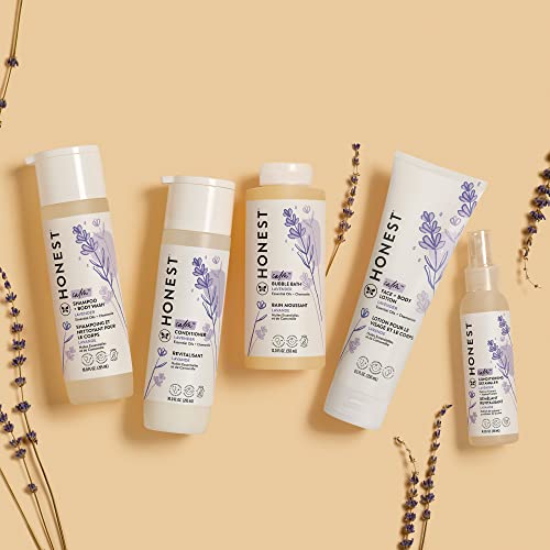 The Honest Company Conditioning Hair Detangler | Leave-In Conditioner + Fortifying Spray | Tear-Free, Cruelty-Free, Hypoallergenic | Lavender Calm, 4 Fl Oz #TOP2