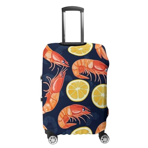 Lobster Print Travel Luggage Cover Suitcase Protector Baggage Covers for Men Women M4