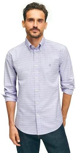 Brooks Brothers Men's Oxford Long Sleeve Sport Shirt