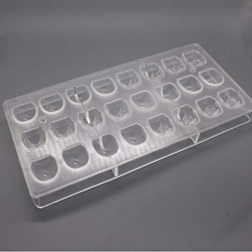 Goldbaking Skull Chocolate Mould 3D Skull Candy Molds Polycarbonate Halloween Chocolate Mold #TOP4