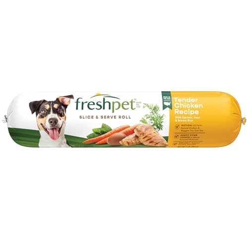 Freshpet Dog Food, Slice and Serve Roll, Tender Chicken Recipe, 16 Oz