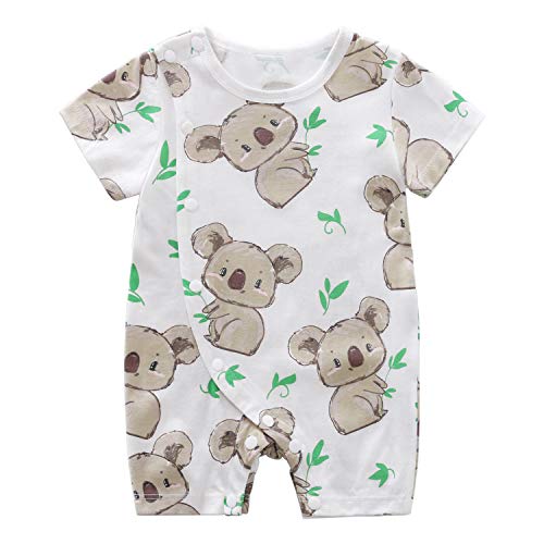 Image of YFYBaby Cute Unisex Baby Boys Girls Romper Long Sleeve Koala Printing Newborn Infant Jumpsuit One Piece