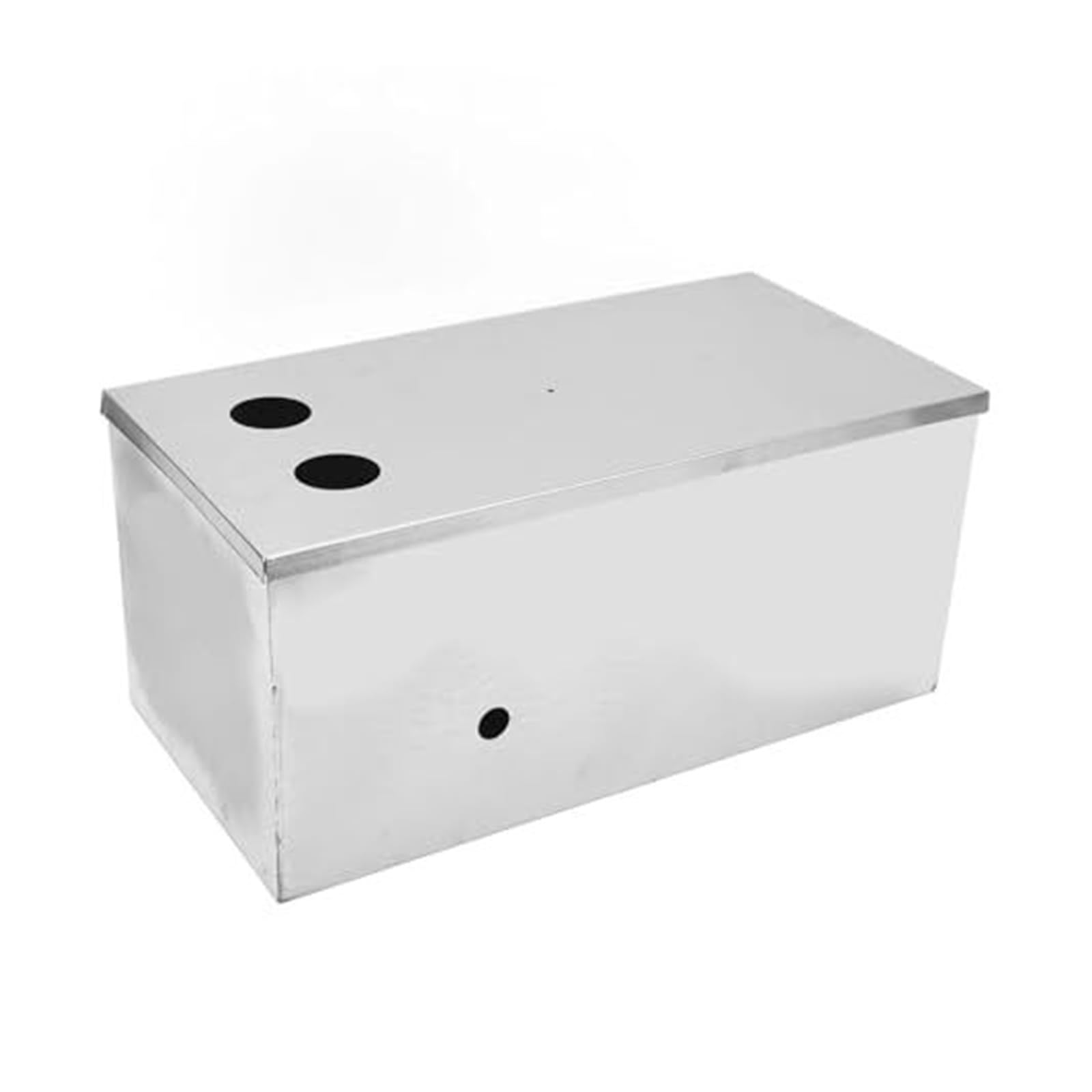 3-stopniowy filtrujący łapacz tłuszczu Odtłuszczacz ze stali nierdzewnej do kuchni, 50x25cm, podwójne otwory