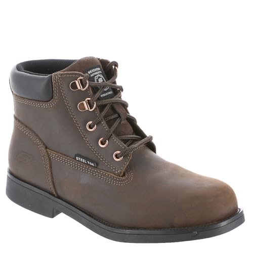 Bottes pour femme Skechers Work Ravlas marron confortables