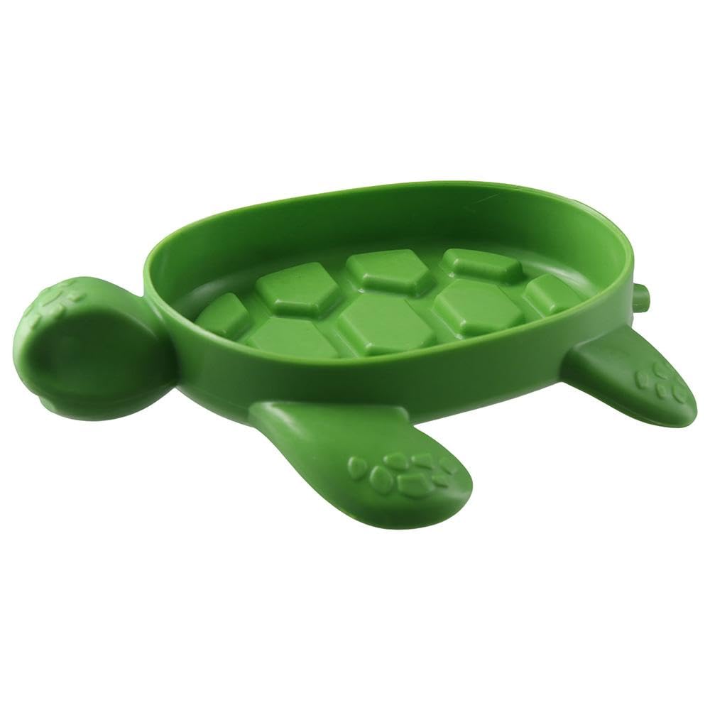 Storage Rack Turtle Shaped Cute Drainage Outlet Drain Soap Dish Cartoon Style Soap Rack for Bathroom