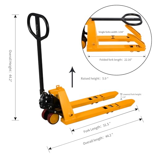 T Tory Carrier FHPMF Tory Carrier Mini Hand Pallet Jack Truck thumb #1