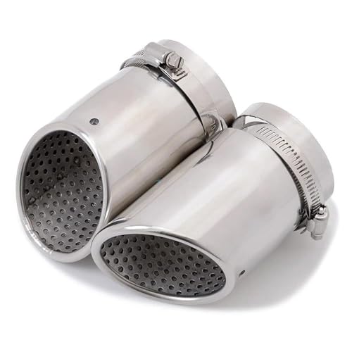 PYPFQUMQGR Rear Exhaust Muffler Tip Pipe For Volvo XC90 XC 90 2006 2007 2008 2009 2010 2011 Stainless Car Tail Silencer Cover Trim Accessories