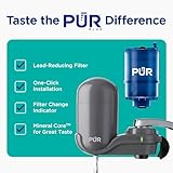 Photo of the PUR PLUS Faucet Mount Water Filtration System, Gray